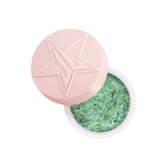 Jeffree Star CHRISTMAS TREE BLING Eye Gloss Powder EYESHADOW Emerald Green Pearl - Picture 5 of 6